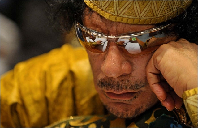 무하마르 카다피 전 리비아 국가원수 ⓒ더 가디안