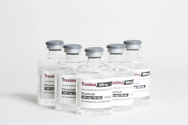 셀트리온헬스케어의 혈액암 치료용 바이오시밀러 '트룩시마' ⓒ셀트리온헬스케어