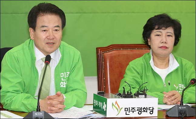 정동영 민주평화당 의원이 지난 5월 25일 오전 국회에서 열린 긴급 중앙선대위 회의에서 발언하고 있다. ⓒ데일리안 박항구 기자