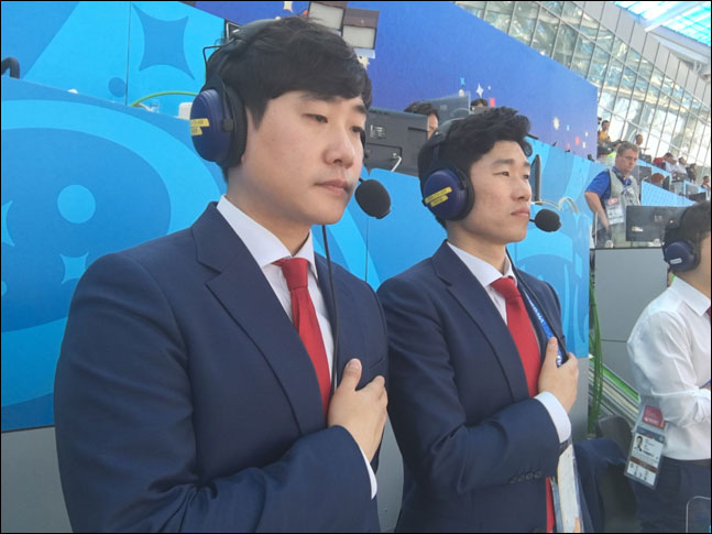 박지성이 스웨덴과의 1차전에서 패한 한국의 아쉬운 결과에도 대표팀 후배들을 따뜻하게 격려했다. ⓒ SBS