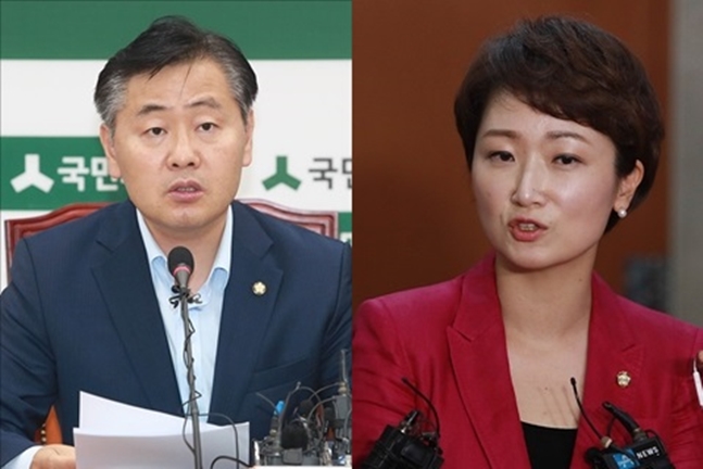 바른미래당의 새 원내대표가 김관영(왼쪽), 이언주 의원의 2파전 가능성이 높아졌다.(자료사진)ⓒ데일리안 