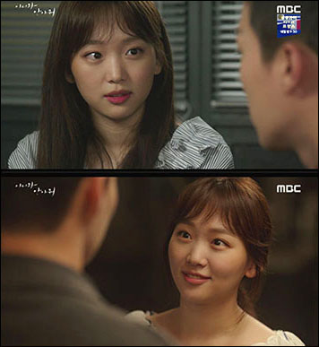'이리와 안아줘' 진기주가 애틋한 눈빛 연기로 호평을 받고 있다. MBC 방송 캡처.