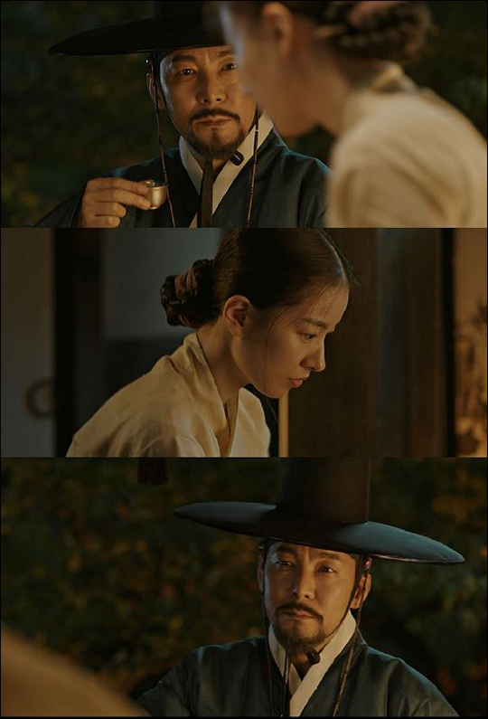 '미스터 선샤인' 최진호가 이병헌과의 악연을 예고하며 강렬한 등장을 알렸다. tvN 방송 캡처.
