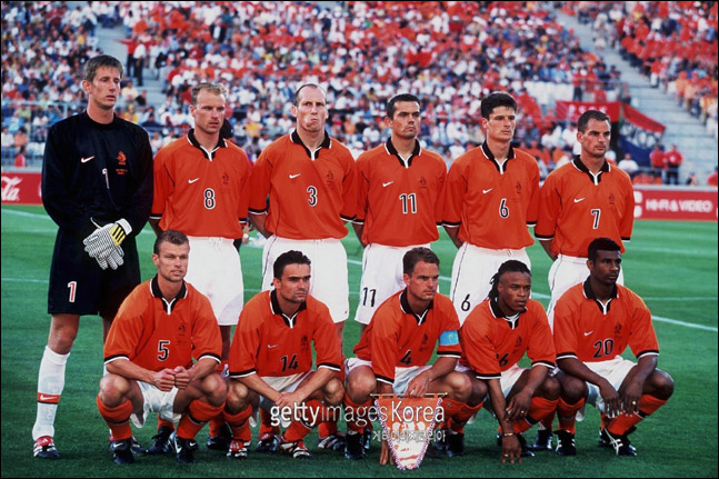 우승해도 놀랍지 않았던 90년대 후반 네덜란드. ⓒ 게티이미지