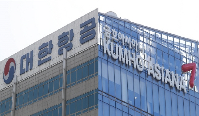 서울 강서구 대한항공 본사(왼쪽)과 광화문 금호아시아나 본사.ⓒ데일리안 홍금표 기자