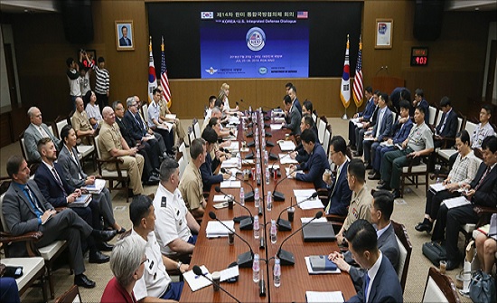 지난 25일 오전 서울 용산구 국방부에서 제14차 한미 통합국방협의체(KIDD) 회의가 열리고 있다. ⓒ데일리안
