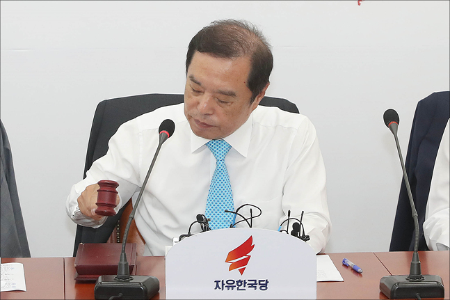김병준 자유한국당 비상대책위원장. ⓒ데일리안 홍금표 기자