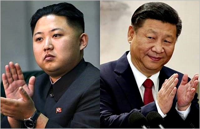 김정은 북한 국무위원장과 시진핑 중국 국가주석 ⓒ조선중앙통신, 신화통신