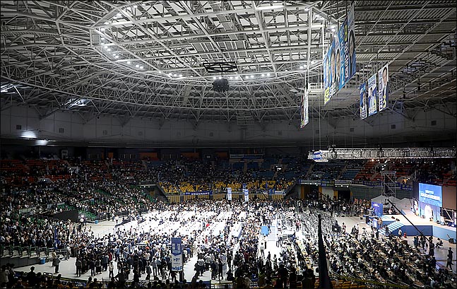 더불어민주당 8·25 전당대회(자료사진). ⓒ데일리안 박항구 기자