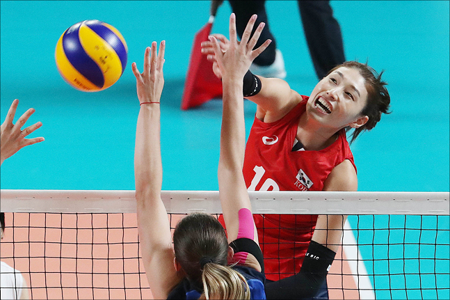 김연경이 활약한 한국 여자 배구 대표팀이 대만을 제압했다. ⓒ 데일리안 홍금표 기자