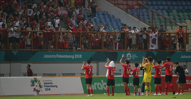 한국이 아시안게임 남자축구 4강전에서 베트남과 맞붙는다. ⓒ 데일리안 홍금표 기자