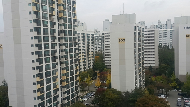 경기도 성남시 분당에 위치한 한 아파트 단지 모습. ⓒ데일리안