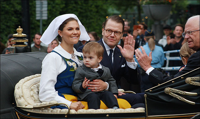 칼 16세 구스타브의 뒤를 이어 스웨덴의 국왕이 될 빅토리아 공주와 그의 남편인 다니엘 대공. (사진 = 이석원)