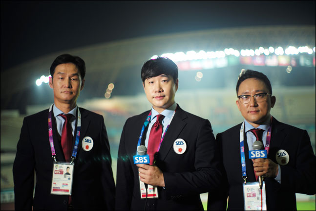 SBS 최용수 위원이 아시안게임 한일전에서 이승우가 선보인 첫 골에 대해 축하멘트를 보냈다. ⓒ SBS