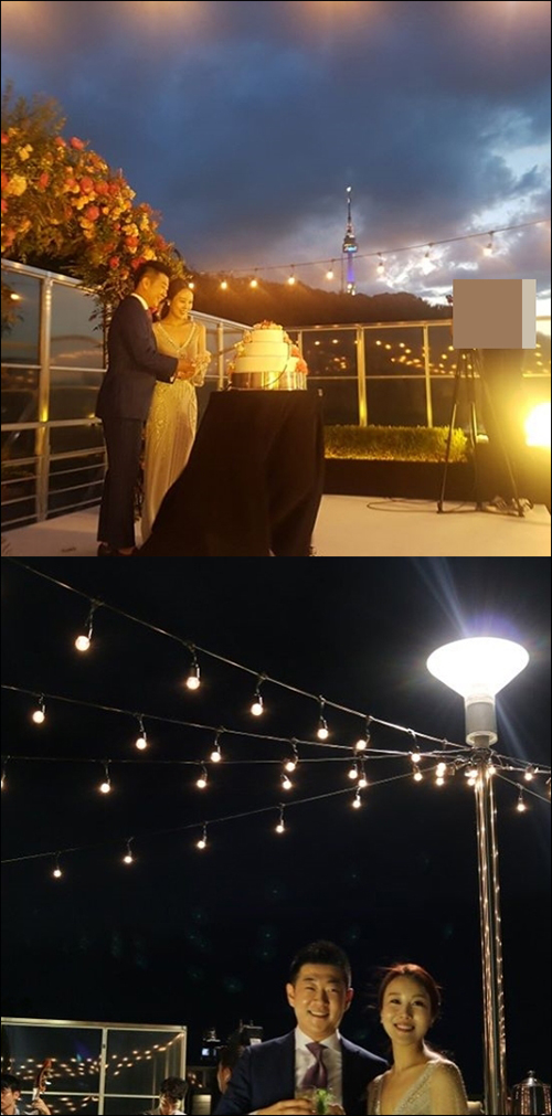 방송인 김엔젤레가 결혼식 사진을 공개했다. ⓒ 김엔젤라 인스타그램