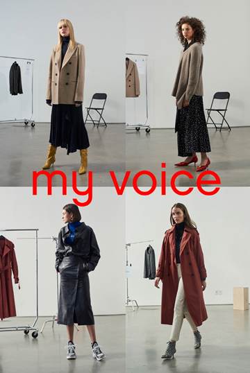 신세계인터내셔날의 여성복 '보브'의  ‘#MY VOICE: 나의 취향, 나의 스타일’ 캠페인. ⓒ신세계인터내셔날