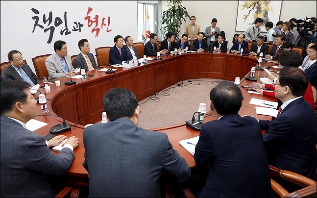 자유한국당 회의 풍경. (자료사진) ⓒ데일리안DB