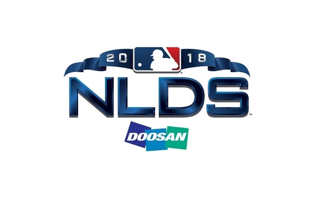 두산-MLB NLDS 결합로고 ⓒ두산
