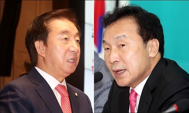 (왼쪽)자유한국당 김성태 원내대표, (오른쪽)바른미래당 손학규 당대표.(자료사진)ⓒ데일리안