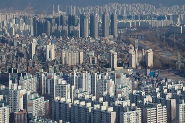 서울에 위치한 한 아파트 밀집지역 모습.ⓒ연합뉴스