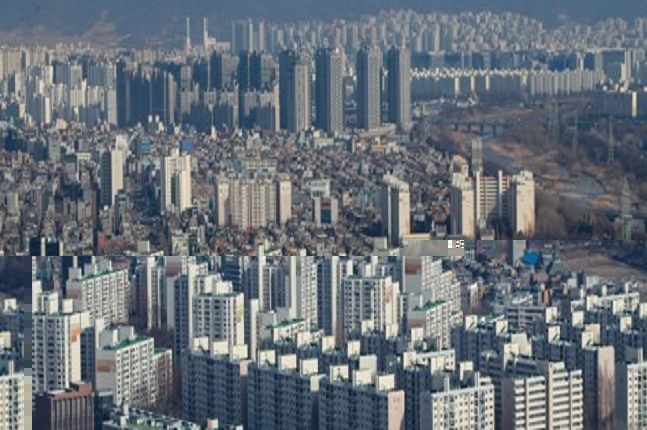 서울에 위치한 한 아파트 밀집지역 모습. ⓒ연합뉴스