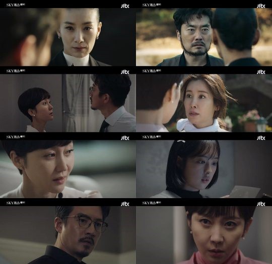 JTBC 금토드라마 'SKY 캐슬'이 자체 최고 시청률을 기록했다.방송 캡처