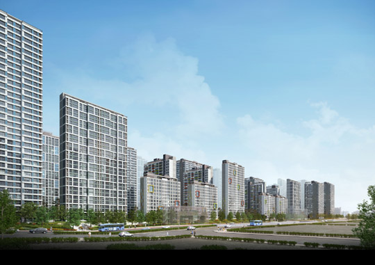 서울 송파 헬리우시티 투시도.ⓒ현대산업개발·현대건설·삼성물산 컨소시엄