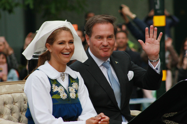 마들렌 - 스웨덴 왕실의 막내 마들렌 공주와 그의 남편 크리스토퍼 오닐. (사진 = 이석원)