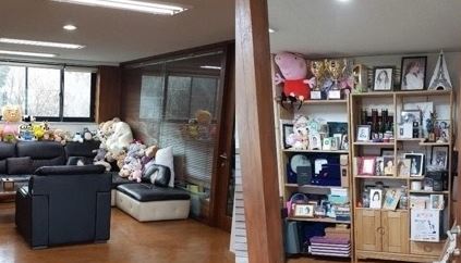 투기 의혹과 관련해 가수 아이유가 건물 내부를 공개했다. ⓒ 카카오엠