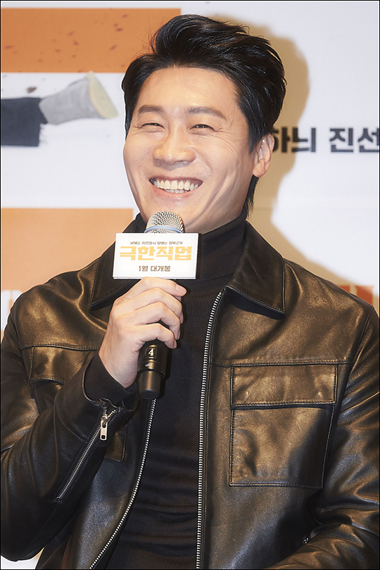 배우 진선규가 영화 '극한직업' 속 자신의 비주얼에 대해 언급해 웃음을 자아냈다. ⓒ CJ엔터테인먼트
