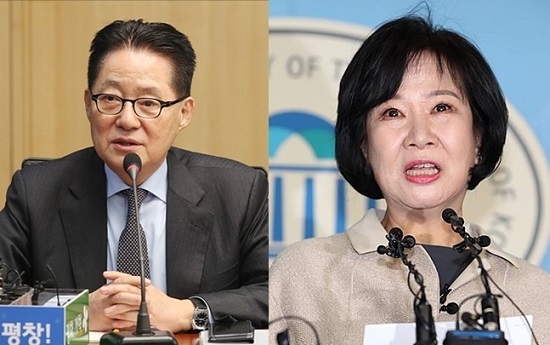 (왼쪽)박지원 민주평화당 의원, (오른쪽)손혜원 무소속 의원.ⓒ데일리안 박항구·홍금표 기자