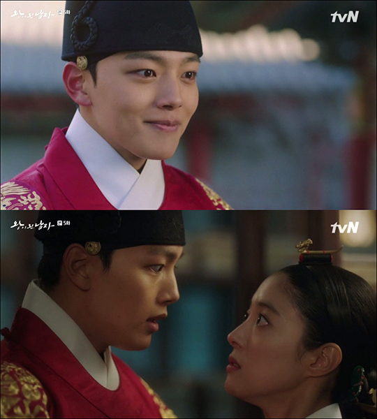'왕이 된 남자' 여진구가 시청자들의 호평을 받고 있다. tvN 방송 캡처.