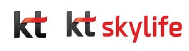 'KT' 'KT스카이라이프' 로고. ⓒ 각 사 제공 