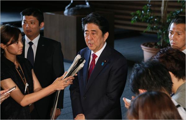 아베 신조 일본 총리 ⓒ아베 신조 트위터 캡처 
