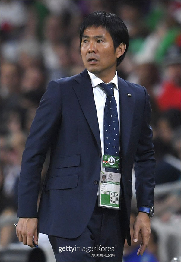 한 때 극단적인 수비 지향 축구로 비난을 받기도 했지만 모리야스 하지메 일본 대표팀 감독의 선택은 틀리지 않았다. ⓒ 게티이미지