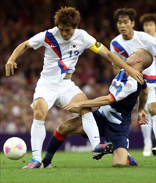 런던올림픽 동메달 결정전에서 일본을 상대로 맹활약을 펼친 구자철. ⓒ 연합뉴스