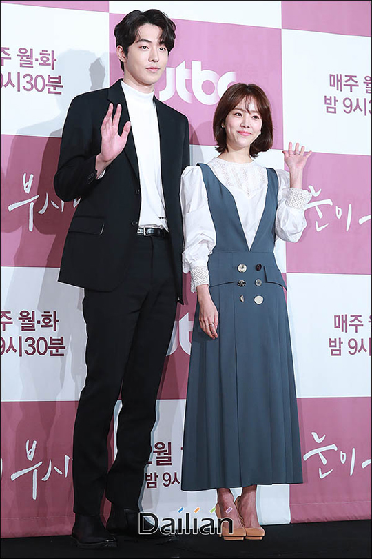 배우 한지민과 남주혁이 JTBC 새 월화극 '눈이 부시게'에서 호흡한 소감을 밝혔다.ⓒ데일리안 류영주 기자
