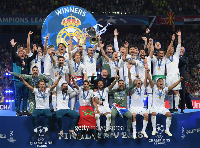 레알 마드리드는 유럽클럽대항전에서 가장 많은 우승을 차지한 클럽이다. ⓒ 게티이미지