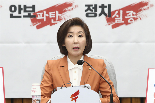 나경원 자유한국당 원내대표(자료사진) ⓒ데일리안 홍금표 기자