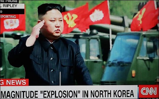 지난 2017년 9월 북한의 6차 핵실험 직후 CNN이 관련뉴스를 보도하고 있다. /CNN 화면촬영 ⓒ데일리안