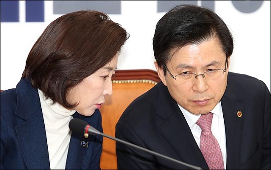 황교안 자유한국당 대표와 나경원 원내대표(자료사진) ⓒ데일리안 박항구 기자