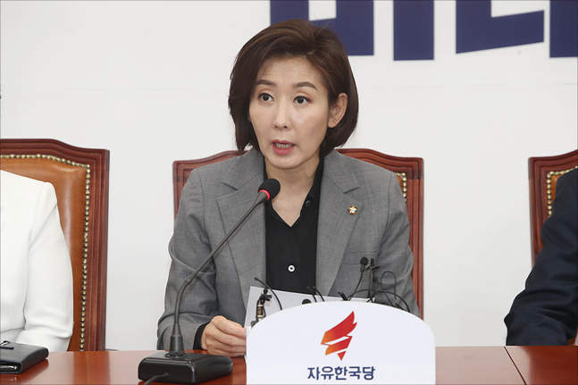 나경원 자유한국당 원내대표 ⓒ데일리안 홍금표 기자