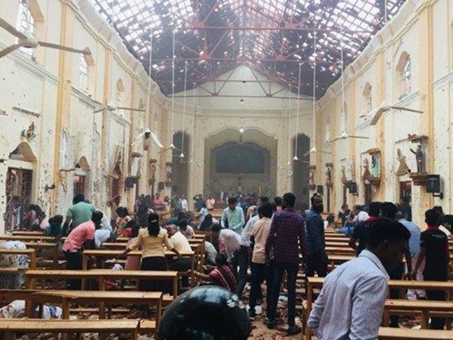 스리랑카 테러 사망자 290명으로 늘어났다. ⓒ스리랑카 교회 페이스북 캡처