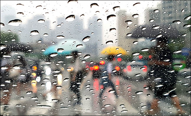 전국이 흐리고 곳곳에 비가 내리고 있다. ⓒ데일리안 박항구 기자