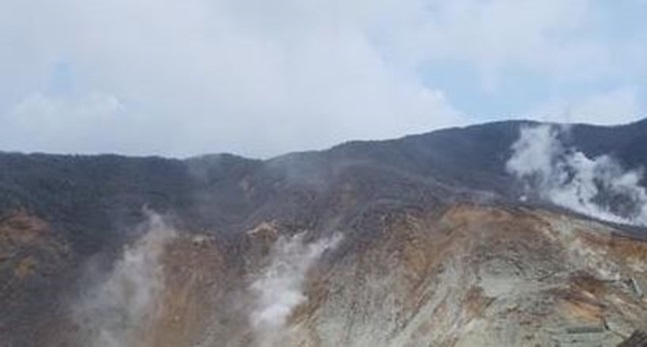 일본 가나가와현 하코네산 오와쿠다니(지옥협곡) 모습. ⓒ연합뉴스