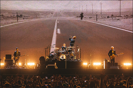 록그룹 U2 내한공연이 오는 12월 고척스카이돔에서 열린다. ⓒ Danny North 