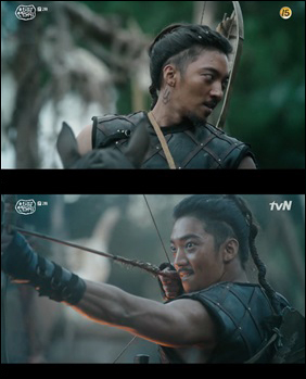 '아스달 연대기' 황희가 주목을 받고 있다. tvN 방송 캡처.