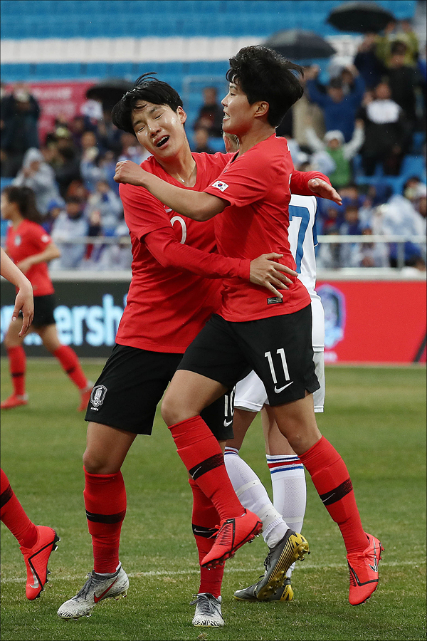 에이스 지소연과 함께 조소현이라는 유럽파가 버티고 있는 한국 여자 축구대표팀도 충분히 가능성이 있다. ⓒ 데일리안 홍금표 기자 