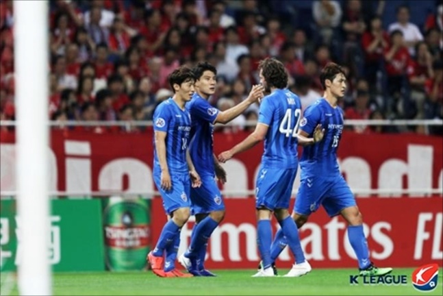 울산이 일본 원정서 우라와에 2-1 역전승을 거뒀다. ⓒ 한국프로축구연맹