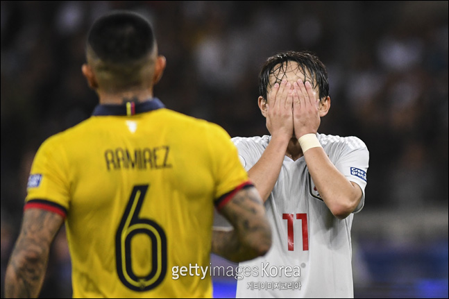 일본이 아쉬운 골 결정력을 보이며 코파 아메리카 8강 진출에 실패했다. ⓒ 게티이미지